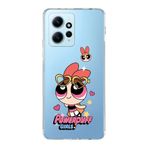 Manitoba Xiaomi Redmi Note 12 4G ile Uyumlu Powerpuff Girls Baskılı Şeffaf Silikon Telefon Kılıfı, Çok Renkli