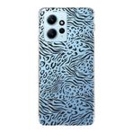 Manitoba Xiaomi Redmi Note 12 4G ile Uyumlu Zebra Leopar Desen Baskılı Şeffaf Silikon Telefon Kılıfı