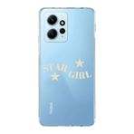 Manitoba Xiaomi Redmi Note 12 4G Uyumlu Star Girl Tasarımlı Baskılı Şeffaf Telefon Kılıfı