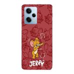 Manitoba Xiaomi Redmi Note 12 Pro 5G ile Uyumlu Jerry Tasarımlı Baskılı Şeffaf Telefon Kılıfı