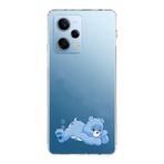 Manitoba Xiaomi Redmi Note 12 Pro 5G ile Uyumlu Sevimli Ayı Tasarımlı Baskılı Şeffaf Telefon Kılıfı