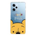 Manitoba Xiaomi Redmi Note 12 Pro 5G Uyumlu Baskılı Yumuşak Silikon Şeffaf Telefon Kılıfı, Winnie the Pooh Desen