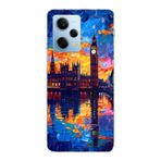 Manitoba Xiaomi Redmi Note 12 Pro 5G Uyumlu Baskılı Yumuşak Silikon Telefon Kılıfı, Big Ben Deseni