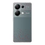 Manitoba Xiaomi Redmi Note 13 Pro 4G ile Uyumlu Baskılı Yumuşak Silikon Şeffaf Telefon Kılıfı, Kırmızı Kalp Deseni