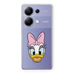 Manitoba Xiaomi Redmi Note 13 Pro 4G ile Uyumlu Daphne Tasarımlı Baskılı Şeffaf Telefon Kılıfı