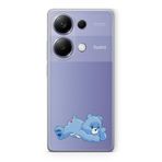 Manitoba Xiaomi Redmi Note 13 Pro 4G ile Uyumlu Sevimli Ayı Tasarımlı Baskılı Şeffaf Telefon Kılıfı