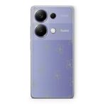 Manitoba Xiaomi Redmi Note 13 Pro 4G ile Uyumlu Yonca Tasarımlı Baskılı Şeffaf Telefon Kılıfı