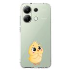 Manitoba Xiaomi Redmi Note 13 Pro 4G Uyumlu Baskılı Yumuşak Silikon Şeffaf Telefon Kılıfı, Sarı Civciv Desen