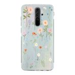 Manitoba Xiaomi Redmi Note 8 Pro ile Uyumlu Baskılı Yumuşak Silikon Şeffaf Telefon Kılıfı, Çiçek Deseni