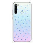 Manitoba Xiaomi Redmi Note 8 Uyumlu Minik Kalpler Tasarımlı Baskılı Şeffaf Telefon Kılıfı