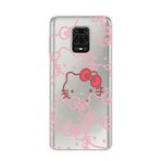 Manitoba Xiaomi Redmi Note 9 Pro/Note 9S ile Uyumlu Hello Kitty Tasarımlı Baskılı Şeffaf Telefon Kılıfı