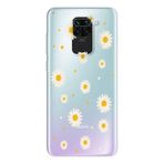 Manitoba Xiaomi Redmi Note 9 Uyumlu Papatya Tasarımlı Baskılı Şeffaf Silikon Telefon Kılıfı