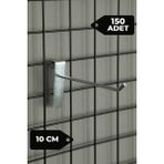 Manken İstanbul 15 cm Tel Pano Kancası Raf Askısı - 150 ADET