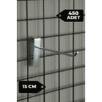 Manken İstanbul 15 cm Tel Pano Kancası Raf Askısı - 450 ADET