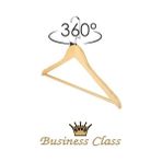 Manken İstanbul Business Class 45 cm Italyan Kanca 3 Adet Ceket Askısı Buluz Askısı Elbise Askısı Ahşap Askı - Ahşap Rengi