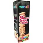 Manki Mankii Denge Oyunu 54 Parça Jenga MANKI.8699067000041