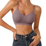 MaNMaNing Bralet Altın Yükseldi Dikişsiz Hafif Rahat Spor Kadın Sütyen