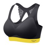 MaNMaNing Bralet Siyah Sırtı Açık Dikişsiz Spor Kadın Sütyen