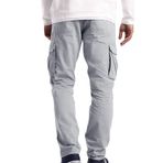 MaNMaNing Chinos Jopping Gri-C Dar Kesim Erkek Kargo Kot Pantolon