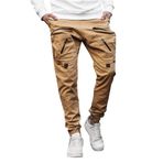 MaNMaNing Chinos Jopping Haki-A Dar Kesim Erkek Kargo Kot Pantolon