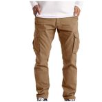 MaNMaNing Chinos Jopping Haki-C Dar Kesim Erkek Kargo Kot Pantolon