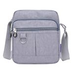 MaNMaNing Crossbody çanta kadınlar için rahat omuz çantaları moda su geçirmez ayarlanabilir kayış bayanlar küçük seyahat telefonu cüzdan çanta Fanny paketi, gri, One Size