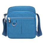 MaNMaNing Crossbody çanta kadınlar için rahat omuz çantaları moda su geçirmez ayarlanabilir kayış bayanlar küçük seyahat telefonu cüzdan çanta Fanny paketi, mavi, One Size