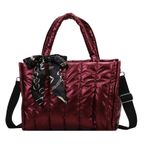 MaNMaNing Crossbody çanta kadınlar için Tote çanta Tote çanta büyük omuzdan askili çanta Zip okul seyahat alışveriş günlük kullanım bayanlar Mini seyahat sırt çantası, kırmızı, One Size