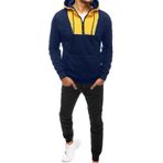 MaNMaNing Eşofman takımı, erkek pamuk, koşu kıyafeti, kapüşonlu ceket, erkekler için, örgü ceket, Tech polar, dış mekan, koyu mavi, XL