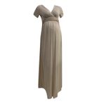 MaNMaNing Hemşirelik elbise kadınlar için yaz kısa kollu hemşirelik elbise gecelik emzirme Nightshirt elbise hamile giyim Man017, gri, S