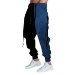 MaNMaNing Joggers Casual Slim Hip Hop C-Mavi Dijital Baskılı Erkek Eşofman