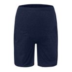 MaNMaNing Kadın annelik Yoga pantolon üzerinde yumru şort esnek rahat yüksek bel rahat gebelik Slim Fit sıska kısa tayt spor salonu sıkı pantolon, mavi, S