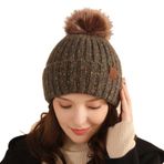 MaNMaNing Kadın Bere Kışlık Şapka Sıcak Tutan Günlük Peluş Kroşe Çoklu Şapka Örgü Top Beyzbol Kepleri Polar Bere, b, One Size