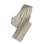 MaNMaNing Kadın Erkek Eşofman Altı Yazlık Tek Renkli Geniş İpli Soğuk Spor Pantolonu Günlük Kullanım ve Antrenman için Hafif Pantolon, Haki., XXL