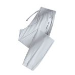 MaNMaNing Kadın Erkek Eşofman Altı Yazlık Tek Renkli Geniş Manşetli Soğuk Spor Pantolonu Günlük Kullanım ve Antrenman için Hafif Pantolon, Gri, 4XL