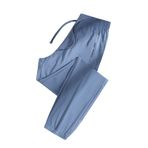 MaNMaNing Kadın Erkek Eşofman Altı Yazlık Tek Renkli Geniş Manşetli Soğuk Spor Pantolonu Günlük Kullanım ve Antrenman için Hafif Pantolon, Mavi, M