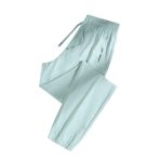 MaNMaNing Kadın Erkek Eşofman Altı Yazlık Tek Renkli Geniş Manşetli Soğuk Spor Pantolonu Günlük Kullanım ve Antrenman için Hafif Pantolon, Yeşil., 3XL