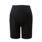 MaNMaNing Kadın hamile şort Yoga katı şort gebelik egzersiz spor pijama, siyah, S