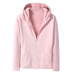 MaNMaNing Kadın Kapüşonlu Günlük Kabanlar Düz Kapüşonlu Fermuarlı Sıcak Dış Giyim Kaban Polar Mercan Kadife Her İki Tarafta Giyim Cep Kaban Kapüşonlu Sweatshirt Üst Bayan Kapüşonlu Anime Kapüşonlu Sweatshirt, pinguin gri, 4XL