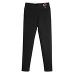 MaNMaNing Kadın Tayt Karın Contorl Günlük Sıcak Artı Kadife Kalın Kuzu Polar Kış Baskılı Yoga Pantolonu Termal Tayt, siyah, 3XL