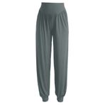 MaNMaNing Kadınlar için Spor Salonu Taytları Moda Fitness Spor Günlük Pantolon Yoga Gevşek Atletik Pantolon Kalın Tayt, Kürk Astarlı Tayt, Tüylü Tayt, Polar Astarlı Tayt, koyu gri, 3XL