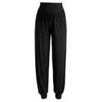 MaNMaNing Kadınlar için Spor Salonu Taytları Moda Fitness Spor Günlük Pantolon Yoga Gevşek Atletik Pantolon Kalın Tayt, Kürk Astarlı Tayt, Tüylü Tayt, Polar Astarlı Tayt, siyah, XL