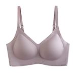 MaNMaNing Kadınlar için Sütyenler Dikişsiz Emzirme Annelik Sütyeni Ultra Konfor Pürüzsüz Kablosuz Gebelik Uyku Bralette Spor Sütyenleri, Spor Sütyenleri, Spor Sütyenleri, Ön Sabitleme Sütyenleri, gri,