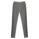 MaNMaNing Kadınlar için Tayt Yüksek Belli Moda Sıcak Artı Kadife Kalın Kuzu Polar Kış Baskılı Yoga Pantolonu Koşu Taytı, gri, 4XL