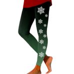 MaNMaNing Kadınlar için Yoga Pantolonları Günlük Moda Noel Baskılı Spor Taytları Günlük Yoga Taytları Kış Taytları, Termal Tayt, Bayanlar Spor Taytları, AG, XL