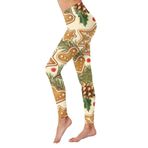 MaNMaNing Kadınlar için Yoga Pantolonları Noel Baskılı Yüksek Bel Tayt Uygun Yoga Koşu Fitness Kravat Boya Tayt, Kloş Tayt, Dikişsiz Tayt, Büyük Beden Tayt, bej, L