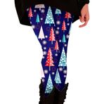 MaNMaNing Kadınlar için Yoga Pantolonları Rahat Rahat Baskılı Tayt Yoga Pantolonları Uzun Pantolon Kışlık Tayt, Termal Tayt, Bayanlar Spor Taytları, Deri Taytlar, koyu mavi, S