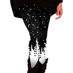 MaNMaNing Kadınlar için Yoga Pantolonları Rahat Rahat Baskılı Tayt Yoga Pantolonları Uzun Pantolon Termal Tayt, Deri Tayt, Spor Taytları, Tozluklar Büyük Beden, siyah, M