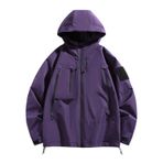 MaNMaNing MIT702-M948 Purple Rüzgar Geçirmez Erkek Kaban