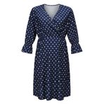MaNMaNing Nightshirt MAN016 Lacivert Kısa Kollu Kadın Hamile Elbisesi
